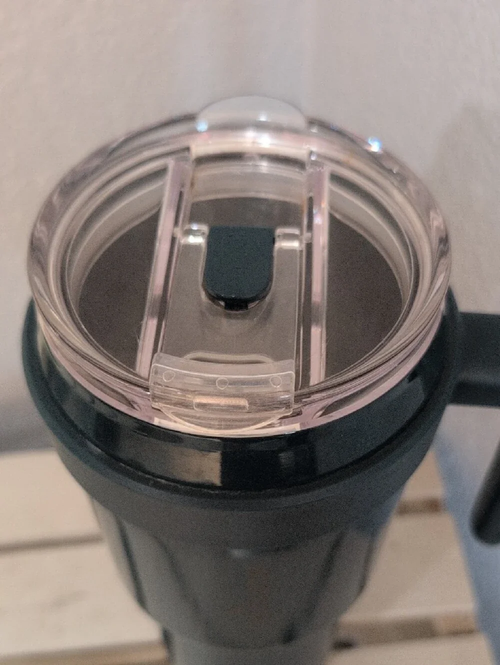 Reduce Dark Web Blue 40 Oz Cold Hot Insulated Travel Mug with Handle Straw Lid